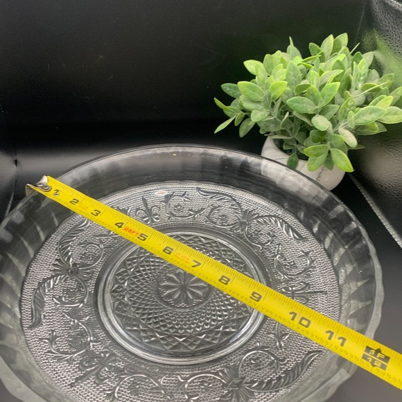 Vintage EAPG Duncan Miller Sandwich Glass 12" Clear Platter - Picture 6 of 7